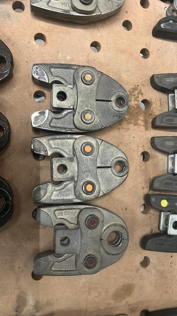 Persbekken set U 16-25 mm uponor /wavin, Ophalen of Verzenden, Nieuw