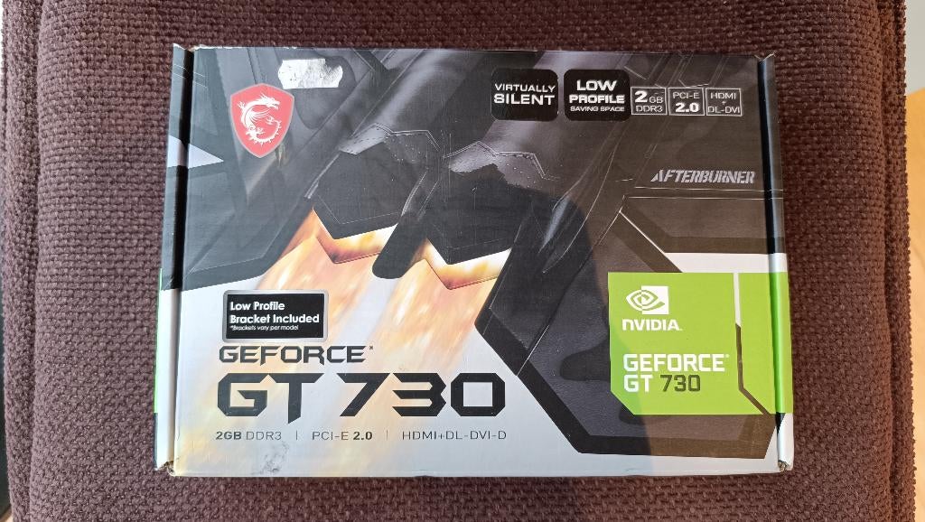 2x Nvidia GeForce GT 730 2GB videokaart | prijs is per stuk, Computers en Software, Videokaarten, Ophalen, PCI-Express 2, GDDR3