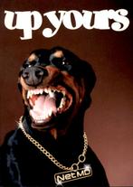 promotiekaart, Up Yours. NetMD Sony, rottweiler, Verzenden, 1980 tot heden, Ongelopen, Overige thema's
