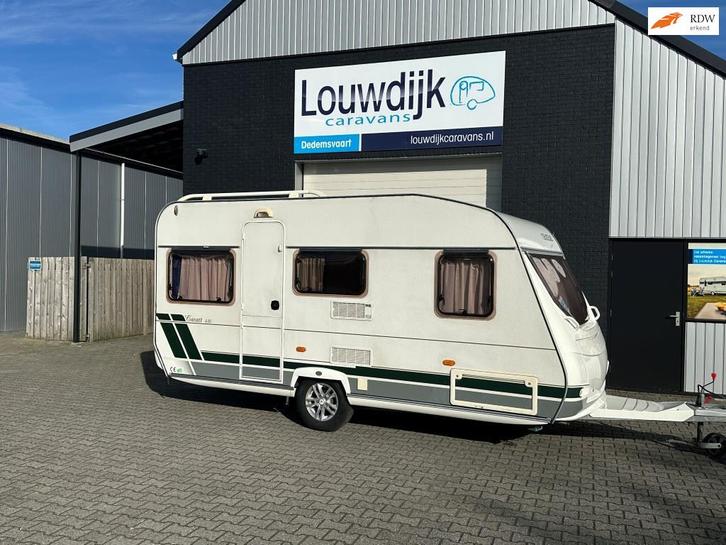 CHATEAU Caratt 430 Nice ’03 (Vastbed 205cm), Caravans en Kamperen, Caravans, Bedrijf, tot en met 4, 750 - 1000 kg, Rondzit, Chateau