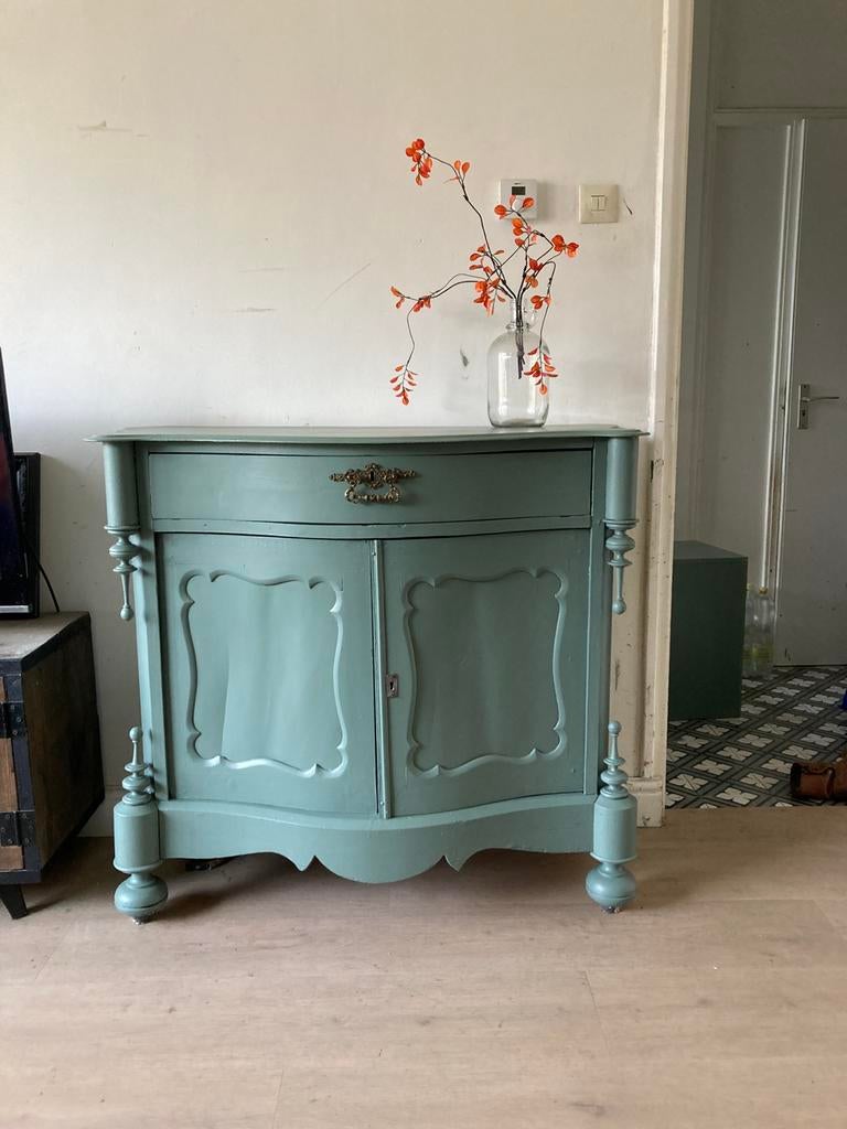 Antieke biedermeier kast / dressoir / commode, Huis en Inrichting, Kasten | Dressoirs, Ophalen, Gebruikt, 25 tot 50 cm, Met deur(en)