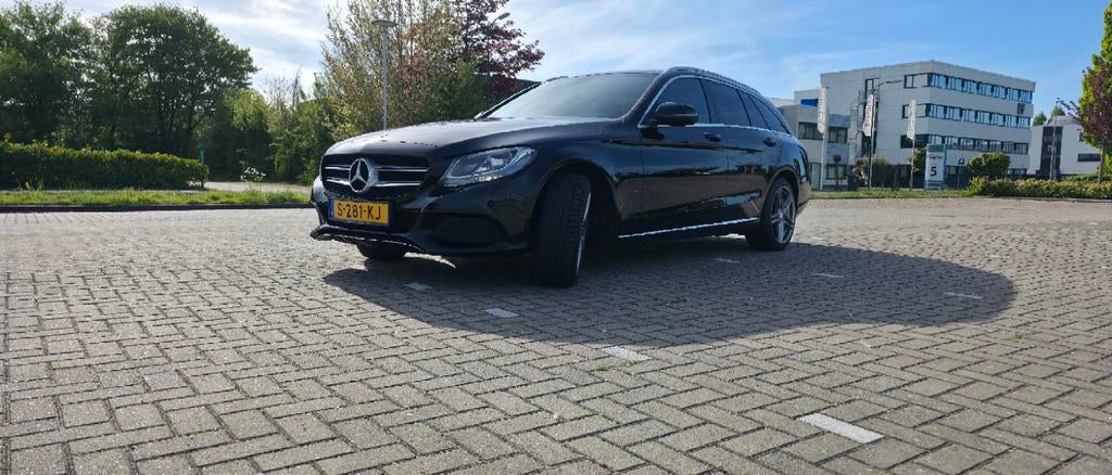 Mercedes-Benz C-Klasse C350 e Plug-in Hybrid 279pk 117.000km, Auto's, Automaat, Zwart, Zwart, Stationwagon