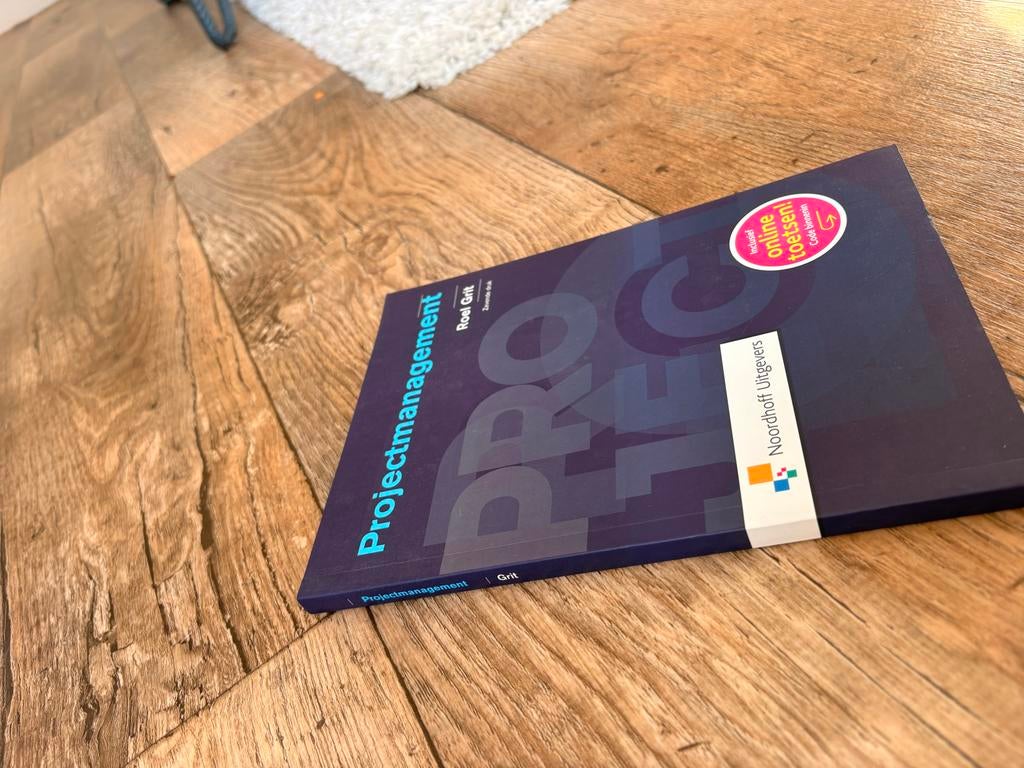 Projectmanagement - Roel Grit (inclusief online toetsen), Boeken, Studieboeken en Cursussen, Ophalen of Verzenden, Gamma, Zo goed als nieuw