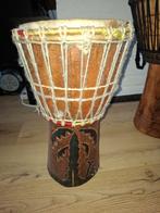 Mooie handgemaakte djembe trommel, Ophalen of Verzenden, Trommel