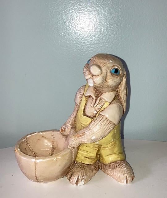 Vintage beeldje paashaas, Ophalen of Verzenden