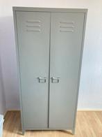 Grijze metalen locker / opbergkast, Ophalen, Zo goed als nieuw