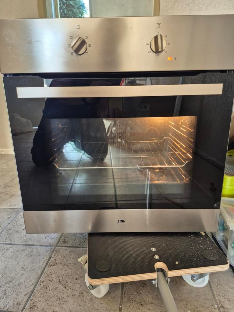 ETNA RVS OVEN, Witgoed en Apparatuur, Ovens, Ophalen, 45 tot 60 cm