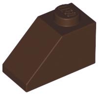 Lego dakpannen/slopes 2x1 donker bruin 10 stuks, Ophalen of Verzenden, Nieuw, Losse stenen, Lego