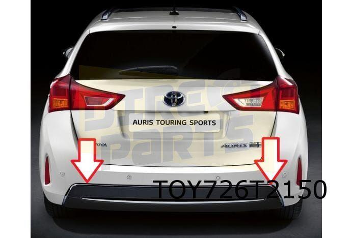 Toyota Auris (-6/15) onderspoiler chromelijst boven Originee