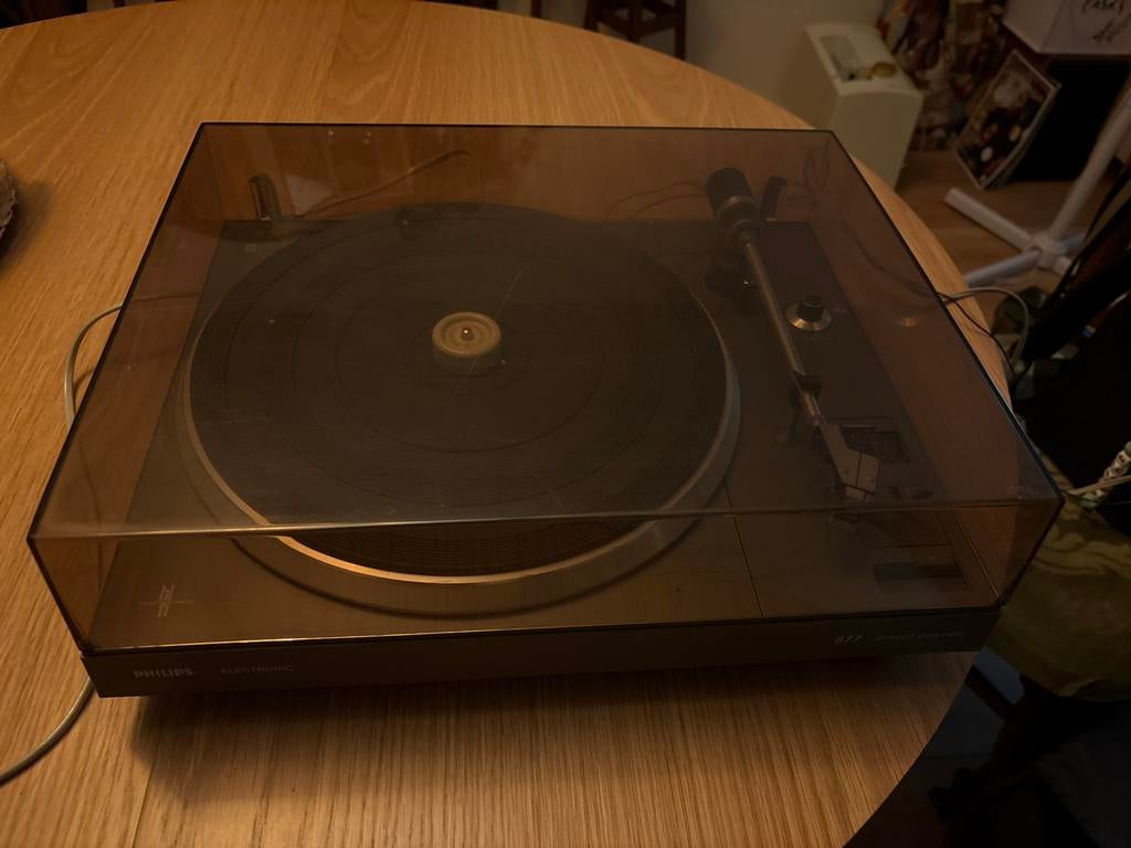 Philips Platenspeler 677 Direct Control, Audio, Tv en Foto, Platenspelers, Ophalen, Gebruikt, Platenspeler, Philips