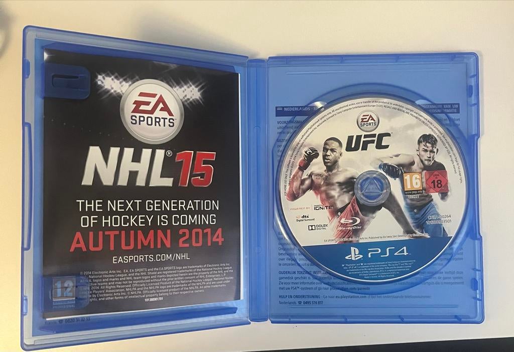 EA Sports UFC PS4 - Zo goed als nieuw bieden mag, Spelcomputers en Games, Games | Sony PlayStation 4, Vechten, 2 spelers, Eén computer