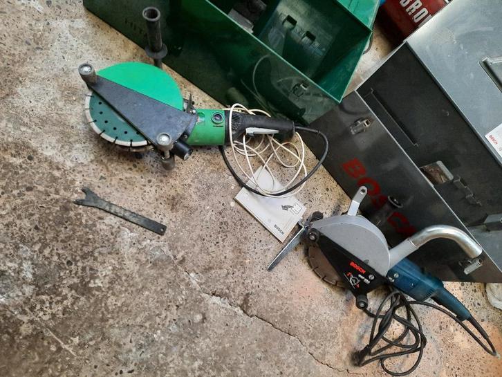 Bosch hitachi muurfrees sleuvenzaag zaagdiepten 65mm, Doe-het-zelf en Verbouw, Gereedschap | Zaagmachines, Zo goed als nieuw, Overige typen