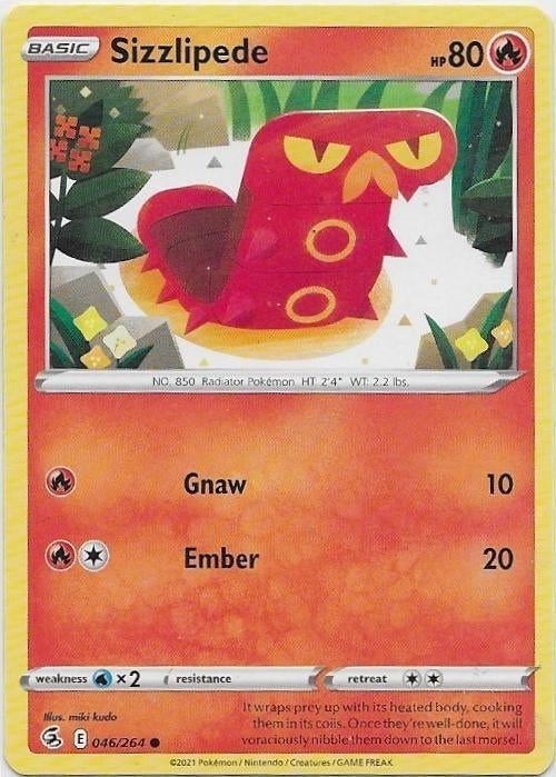 Fusion Strike,  Sizzlipede [common] 46/264, Verzenden, Nieuw, Losse kaart