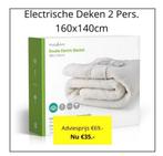 Elektrische Deken 2 pers, Ophalen, Eenpersoons, Wit, Nieuw