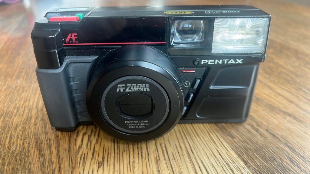 Pentax zoom-70 - 35 mm camera, Audio, Tv en Foto, Fotocamera's Analoog, Ophalen of Verzenden, Zo goed als nieuw, Compact, Pentax