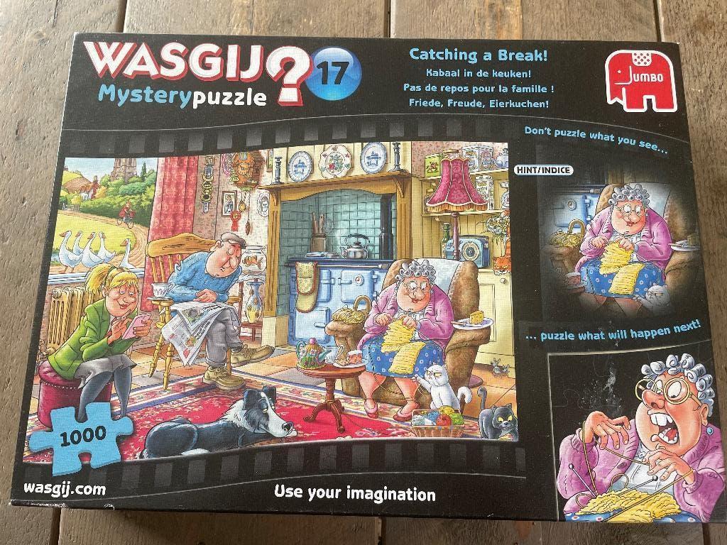 puzzel Wasgij, Hobby en Vrije tijd, Denksport en Puzzels, Ophalen, 500 t/m 1500 stukjes, Gebruikt, Legpuzzel