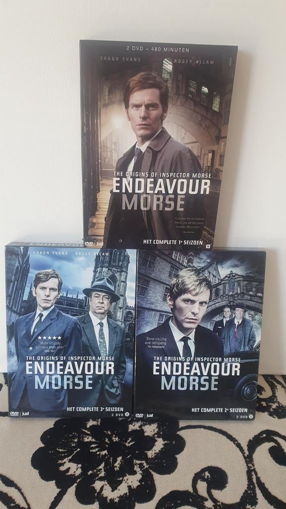 Endeavour Morse DVD Boxset - Seizoen 1, 2 & 3, Cd's en Dvd's, Dvd's | Tv en Series, Gebruikt, Drama, Boxset, Vanaf 12 jaar, Ophalen of Verzenden