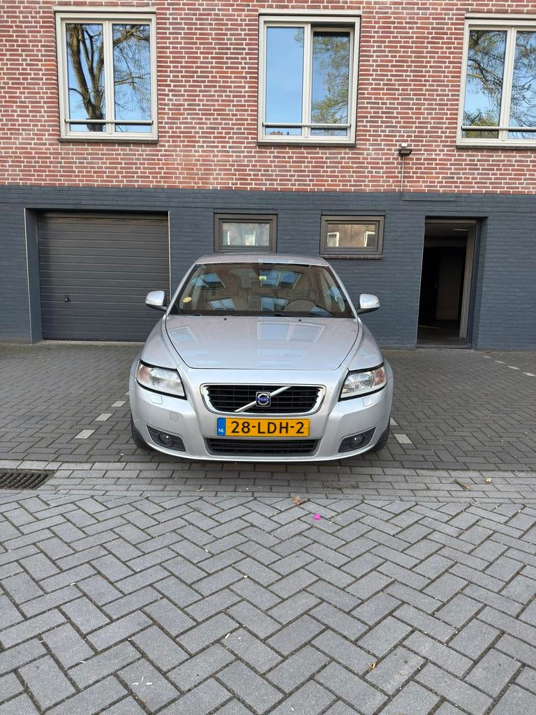Volvo V50 1.6D – 207d km – Recent DPF service/Nieuwe Dynamo, Auto's, Voorwielaandrijving, Beige, 4 cilinders, Leder en Stof