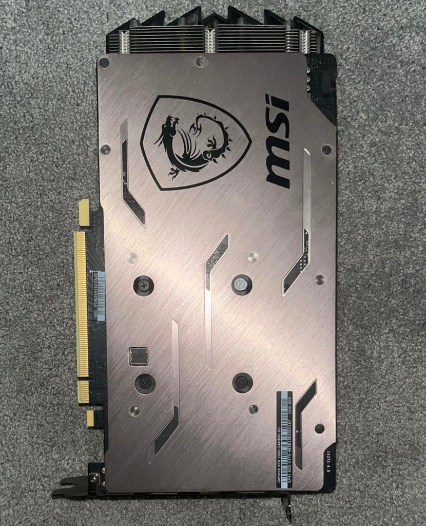 MSI GeForce RTX 2060 Gaming Z 6GB GDDR6 GPU, Computers en Software, Videokaarten, PCI-Express 3, Gebruikt, HDMI, GDDR6