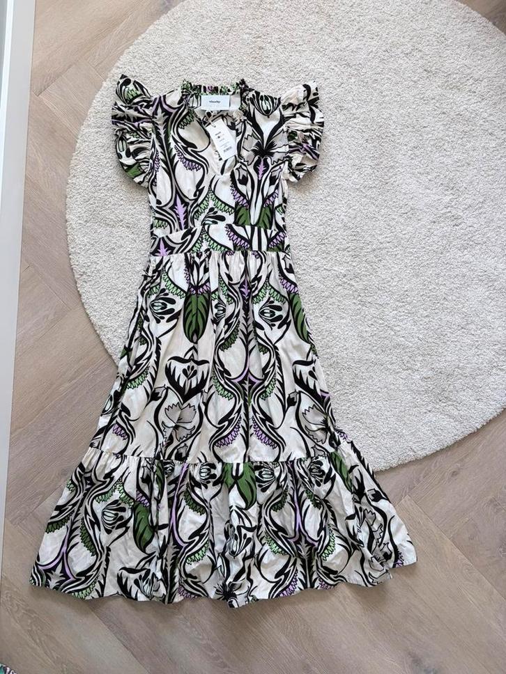 Lange jurk Lonneke Nooteboom X Shoeby, Kleding | Dames, Jurken, Nieuw, Maat 36 (S), Overige kleuren, Onder de knie, Ophalen of Verzenden