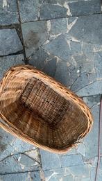 rieten fietsmand met stuurhaken, Ophalen of Verzenden, Gebruikt, Fietsmand, Stuurbevestiging