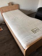Senioren bed incl elektrische verstelbare lattenbodem, Ophalen, 90 cm, Eenpersoons, Bruin