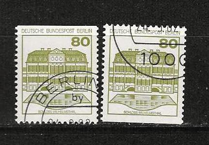 Berlin 668-672, Ophalen of Verzenden, BRD, Gestempeld