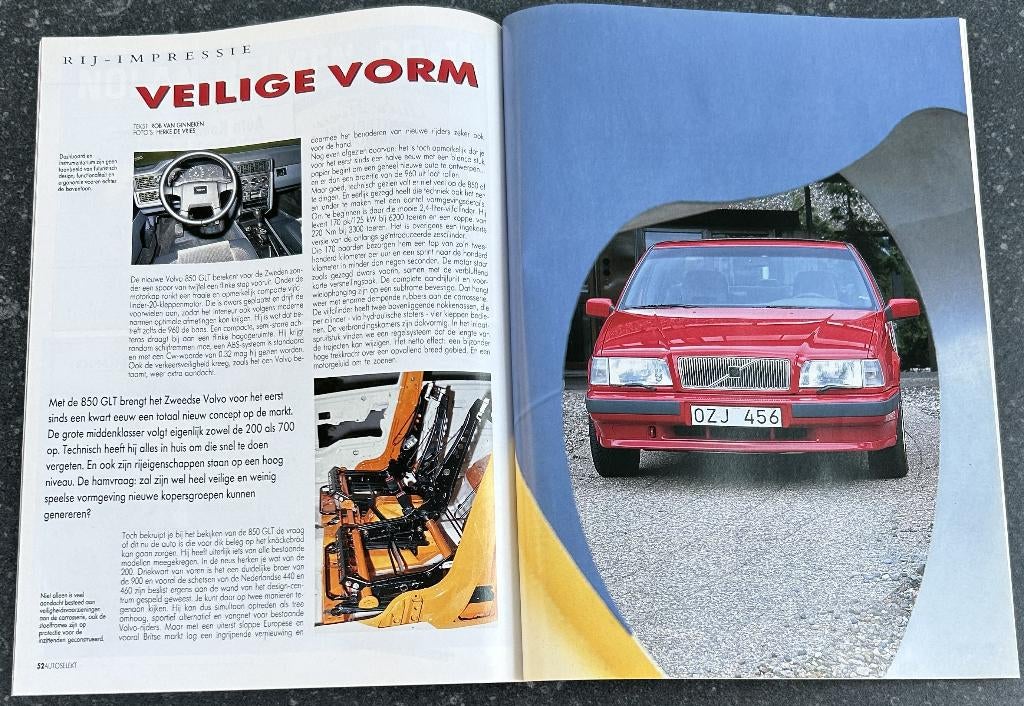 Volvo 850 GLT in Autoselect 1991, Ophalen of Verzenden, Gelezen, Volvo