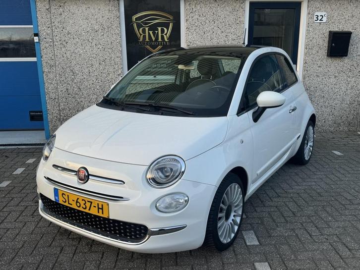 Fiat 500 0.9 TwinAir Turbo Lounge PANO NWE KOPPELING VLIEGWI, Auto's, Fiat, Bedrijf, Te koop, ABS, Airbags, Airconditioning, Alarm
