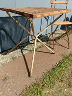 bistrotafel tuin tafel, Ophalen, Gebruikt, Vierkant, Metaal