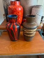 West Germany Vazen Scheurich Keramik, Ophalen of Verzenden, Overige kleuren, Aardewerk of Porselein, Minder dan 50 cm