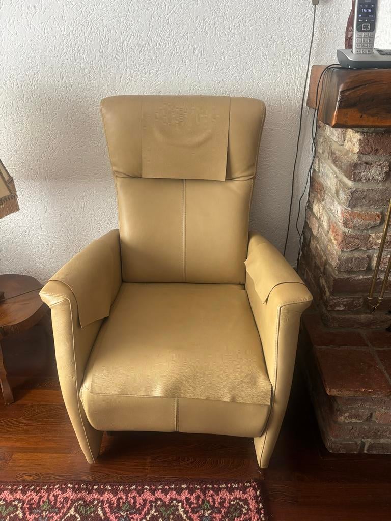 Sta op stoel, Huis en Inrichting, Stoelen, Ophalen, Gebruikt, Overige kleuren, Leer