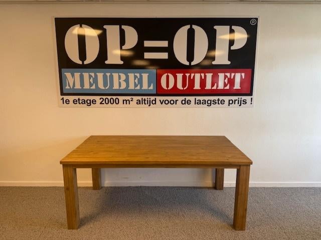 eettafel stresa acacia 190 x 100, Ophalen, Gebruikt, 50 tot 100 cm, Industrieel, retro, vintage, tijdloos, landelijk