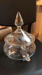 Mooi gesleen GLAZEN KOEKJES STOLP, Ophalen of Verzenden, Zo goed als nieuw