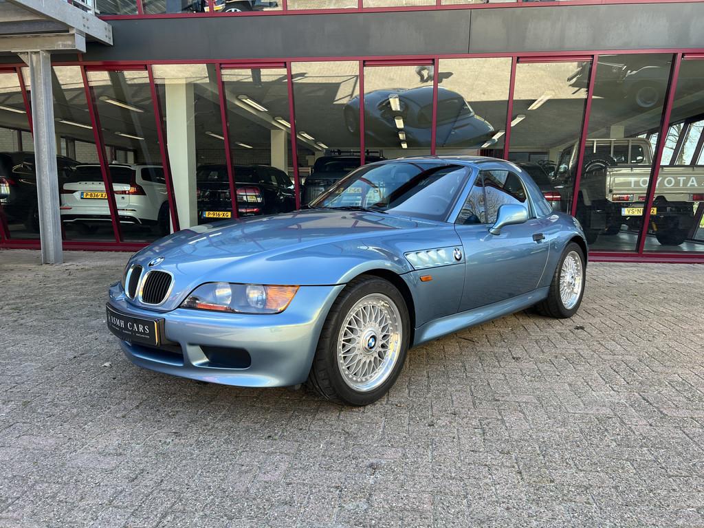 BMW Z3 Roadster 1.8 | Complete originele Z3 set | Leder | St, Achterwielaandrijving, Zwart, Cabriolet, Blauw