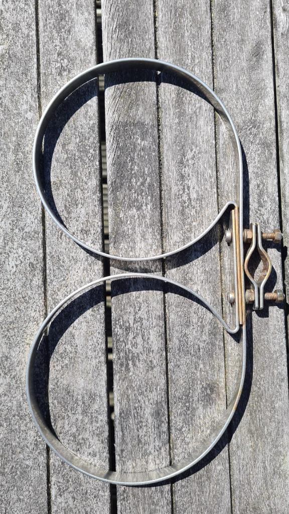 RVS stootwilhouder voor fenders diameter 16 cm 1 stuks, Watersport en Boten, Accessoires en Onderhoud, Zo goed als nieuw, Overige typen