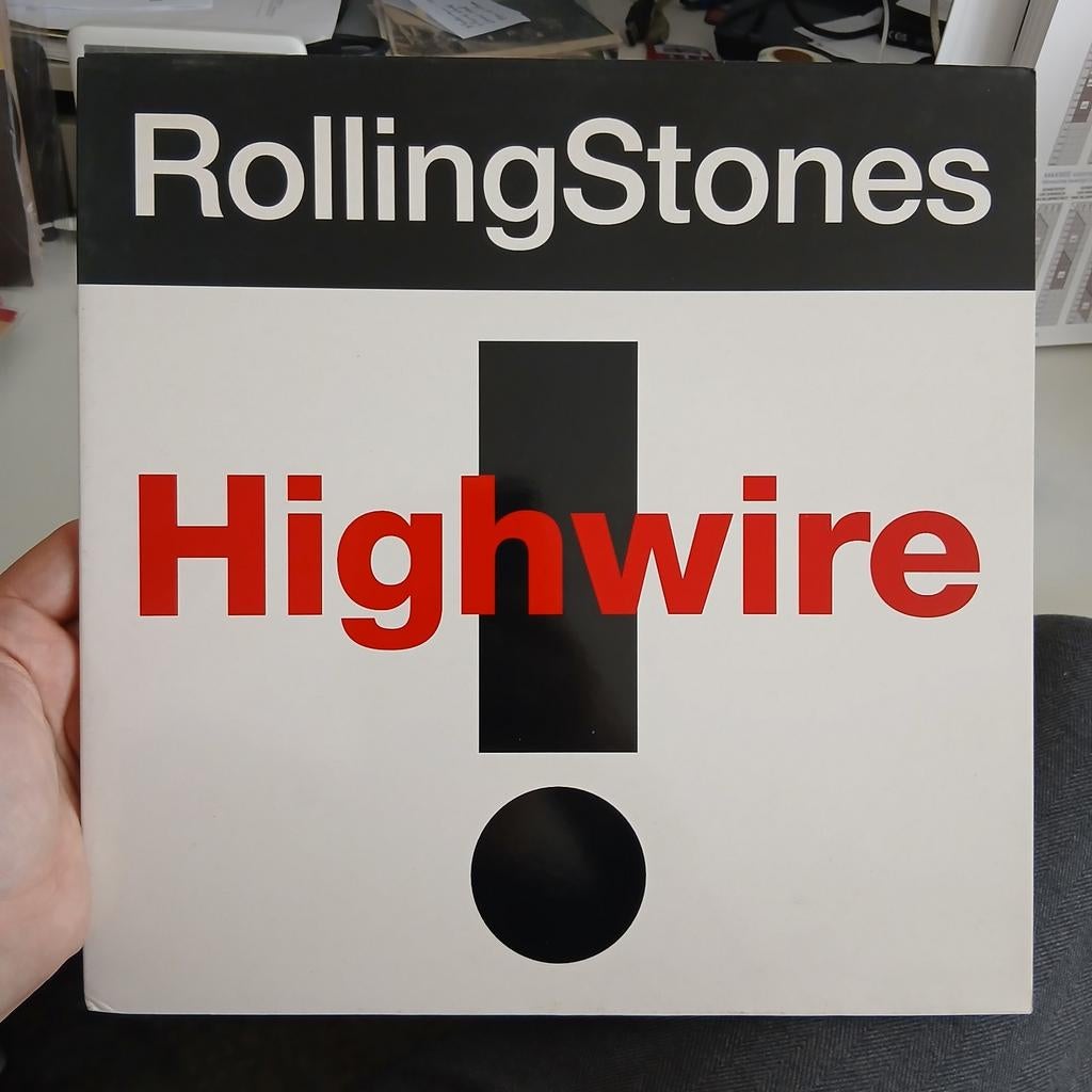 Rolling Stones - Highwire 12 inch vinyl single, Cd's en Dvd's, Vinyl Singles, 1990 - 1999, Zo goed als nieuw, 12 inch, Fotohoes