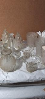 Partij glaswerk voor kroonluchters oa Hinks, Ophalen, Glas, Antiek