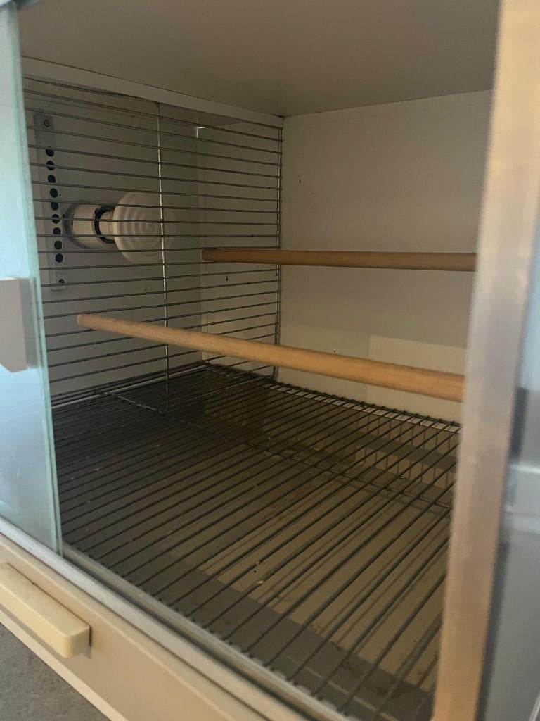 vogelkooi verwarmingskooi ziektekooi voor vogels, Ophalen, Zo goed als nieuw, Kunststof, Vogelkooi