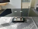 Glazen salontafel, Ophalen, Gebruikt, 100 tot 150 cm, 50 tot 75 cm