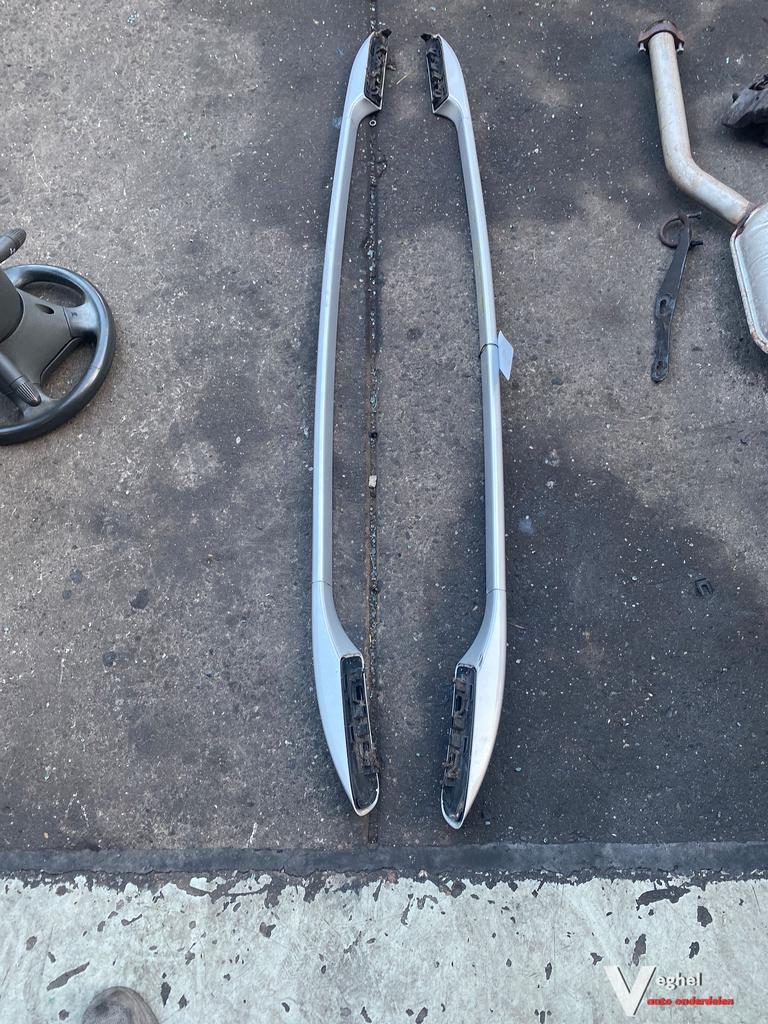 Peugeot 206 SW 2006 2500181 Dakdragers in kleur  Zilver, Auto diversen, Dakdragers, Ophalen, Gebruikt, -, -