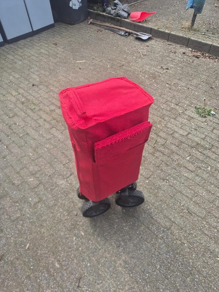 bolderkar rood opvouwbaar, Ophalen of Verzenden, Opvouwbaar, Gebruikt