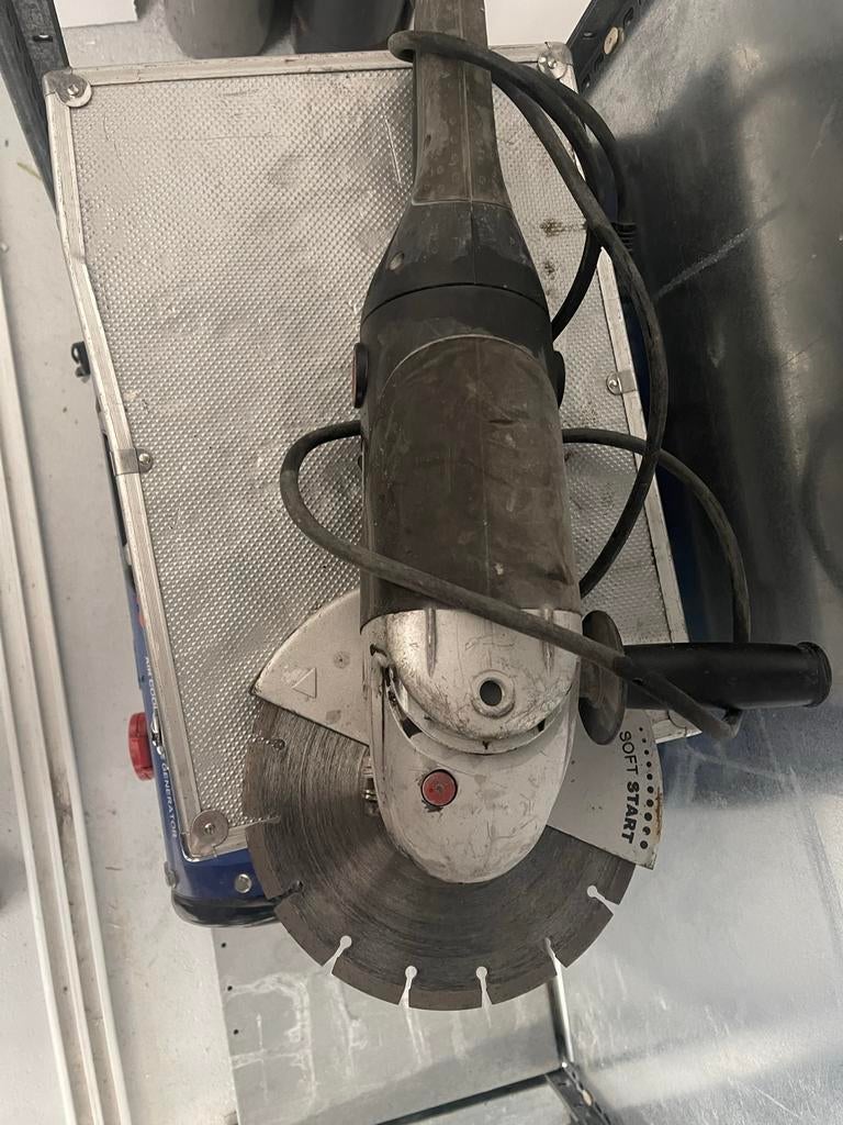 Grote haakse slijper Skil 9785 - 2100W met diamantschijf, Ophalen, Gebruikt, 1000 watt of meer, Haakse handslijpmachine