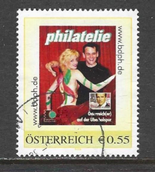 Oostenrijk persoonlijke postzegel, Verzenden, Gestempeld