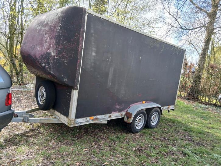 Te koop grote opslag aanhangwagen, Auto diversen, Aanhangers en Bagagewagens, Gebruikt, Ophalen of Verzenden