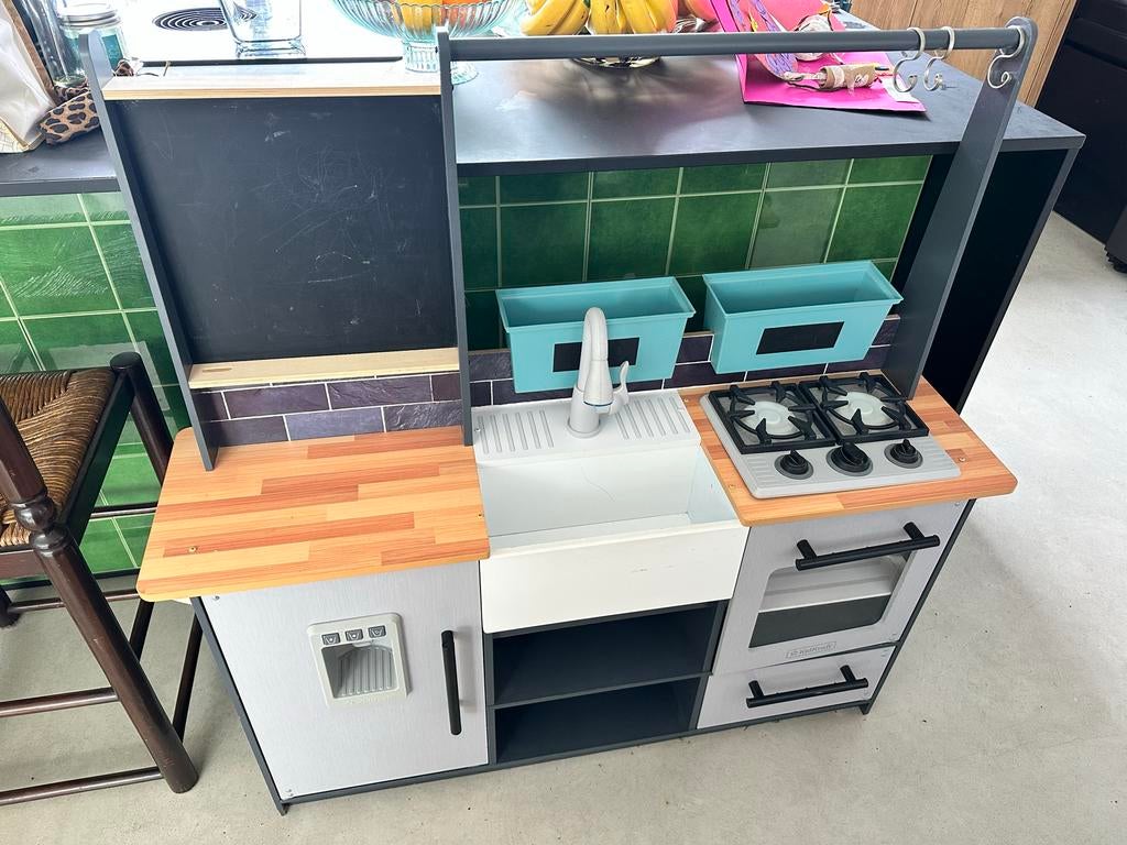 Kidkraft Houten Speelkeuken met Accessoires, Kinderen en Baby's, Speelgoed | Speelkeukens, Gebruikt, Speelkeuken, Hout, Ophalen