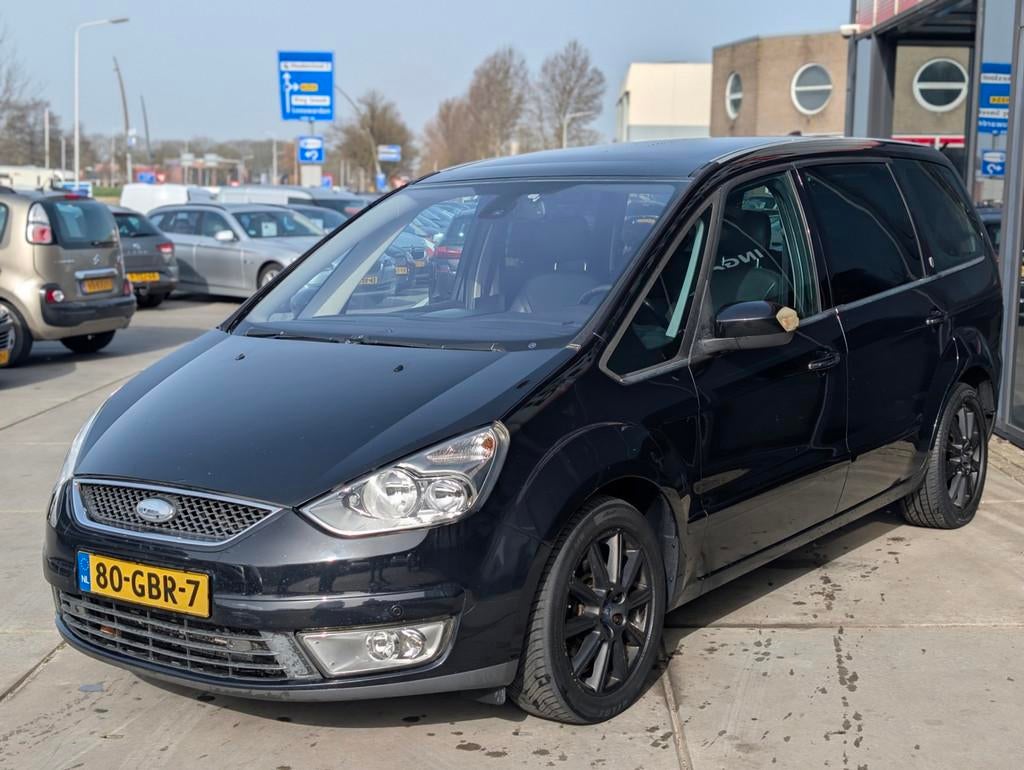 Ford Galaxy 2.0 TDCi Ghia - Pano - Leer - Navi -, Auto's, Ford, Navigatiesysteem, Zwart, 7 stoelen, Zwart