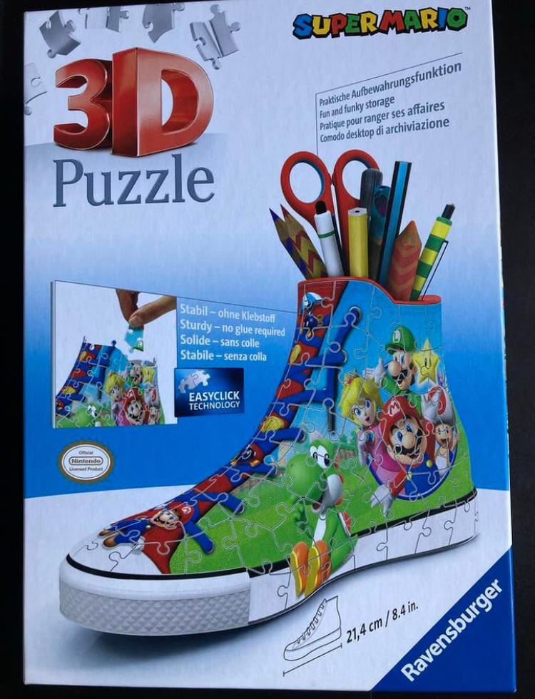 Nieuw! Super Mario 3D Puzzel Schoen - Ravensburger, Ophalen of Verzenden, Meer dan 50 stukjes, Nieuw, 6 jaar of ouder