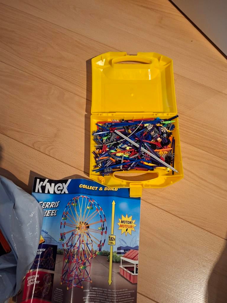 K'nex Klein Reuzenrad en Losse K'nex Onderdelen knex, Ophalen of Verzenden, Zo goed als nieuw, K'nex