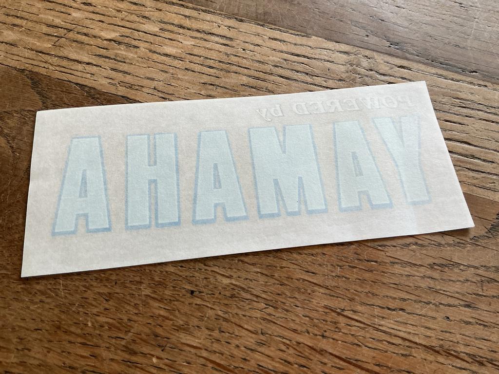 Yamaha (Falco) sticker, Powered by YAMAHA., Motoren, Verzenden